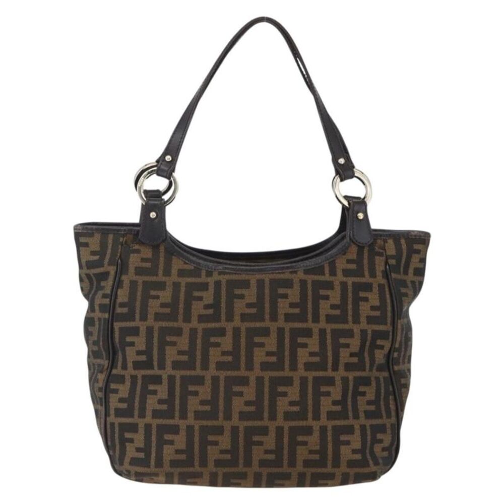 Fendi Chef Zucca Canvas Brown Canvas Tote Bag Bag